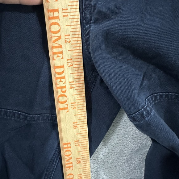 Polo Ralph Lauren Cargo Shorts Men 38 Navy Blue Hiking Outdoors Baggy - Picture 6 of 9